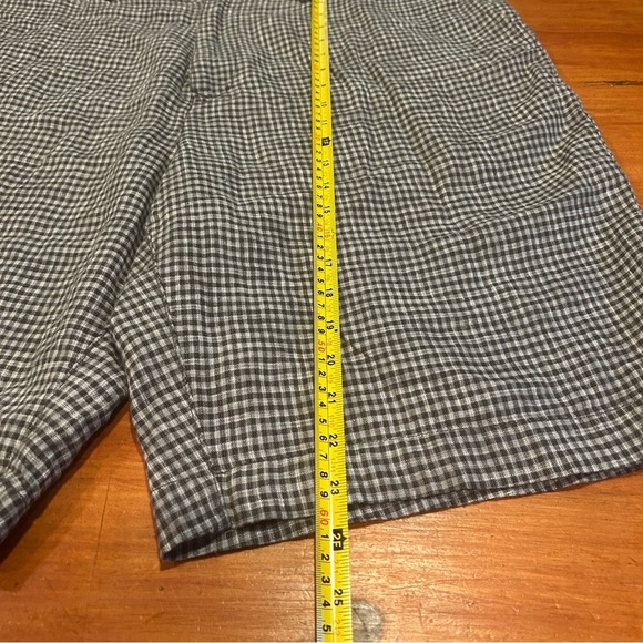 Tommy Bahama Checkered Paradise Nation Linen Silk Beach Chino Shorts 40 Men’s - Picture 5 of 13